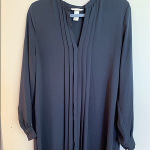 Tunic dress pleated